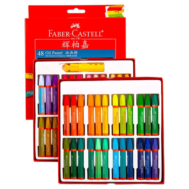 Professional Oil Pastel Crayon 12/24/36/48 Colors Vibrant Co