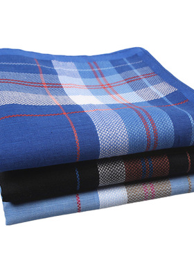 Dark satin handkerchief, all cotton handkerchief, 43cm