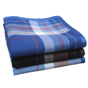 all Dark handkerchief cotton satin 43cm