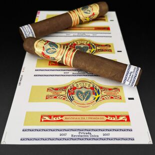 定制雪茄修复带脚标大众水印标签不干胶印刷扁烟贴纸标签贴烟定做