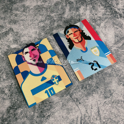 赤红热血 奉先伊布卡瓦尼反光防水防晒汽车贴纸米兰曼联巴黎巴萨