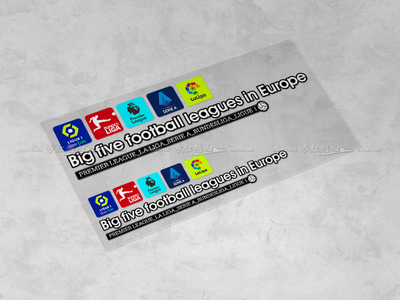 赤红五大联赛汽车贴纸防水