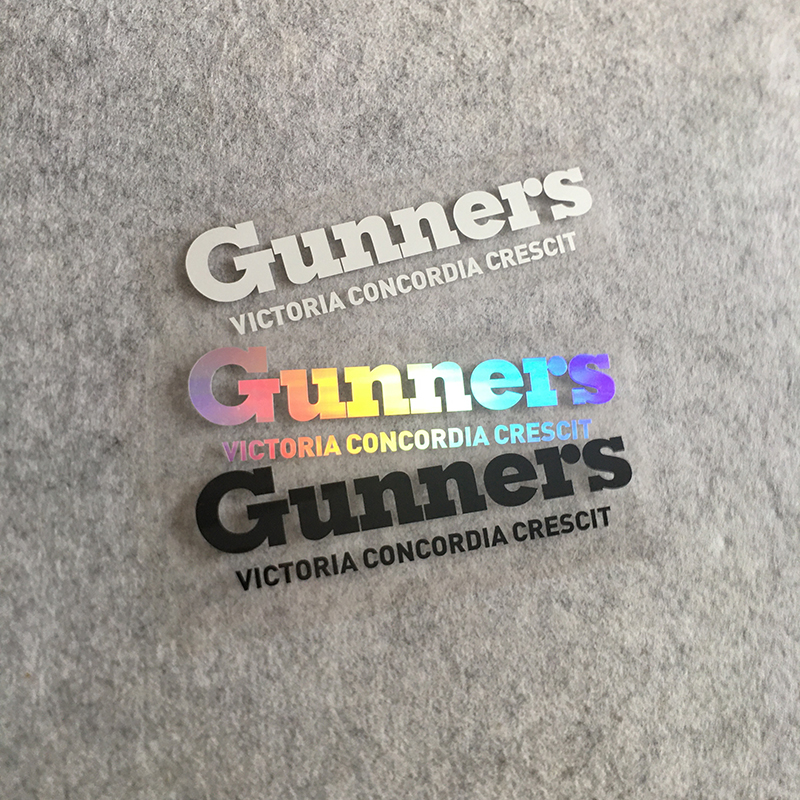 枪手阿森纳Gunners车贴纸拉卡泽特奥巴梅扬威廉萨卡扎卡穆斯塔菲