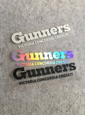 枪手阿森纳Gunners车贴纸拉卡泽特奥巴梅扬威廉萨卡扎卡穆斯塔菲