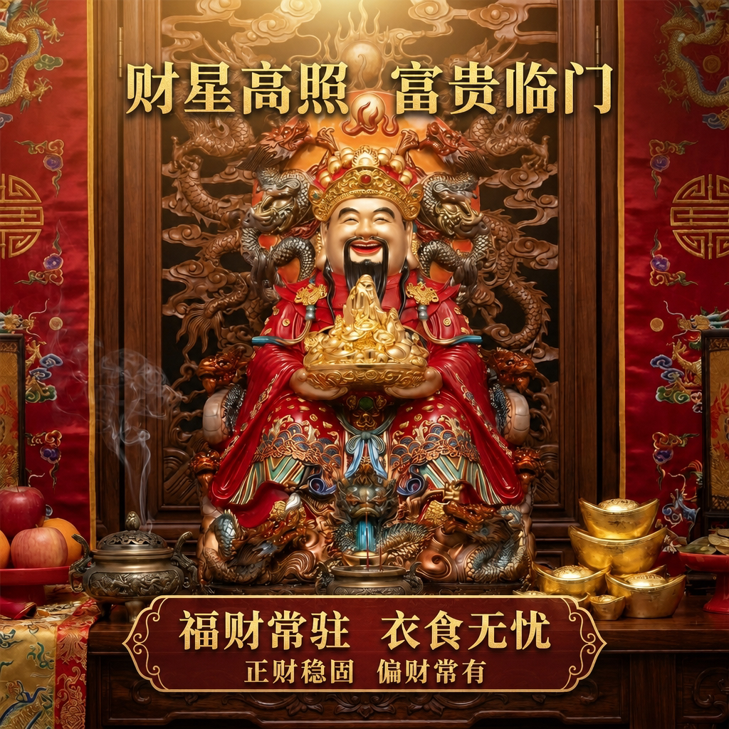 东来紫文财神佛像招财供奉神像纯铜范蠡铜像比干财神爷店铺家用