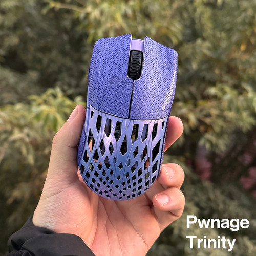 喵呜外设Ultraglide鼠标防滑贴Pwnage Trinity CF碳纤维吸汗防滑