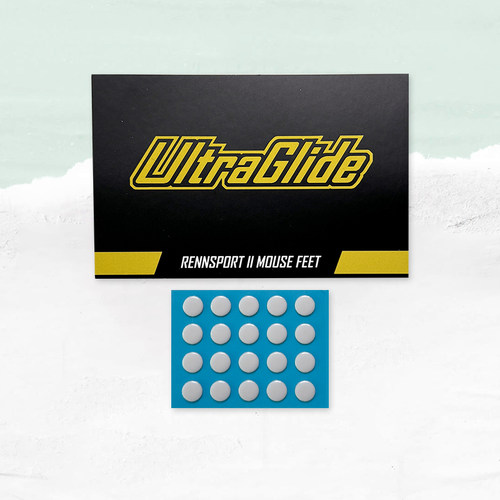 Ultraglide弧形鼠标脚贴顺滑rennsport小圆点RS2特氟龙喵呜外设