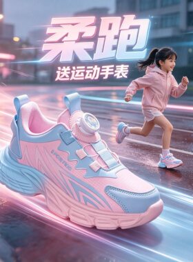 童鞋女童2026春秋新款女生