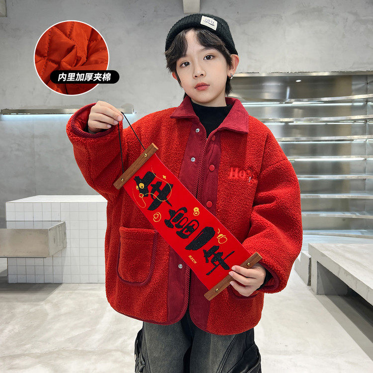 无翻领常规款聚酯纤维纽扣普通外套