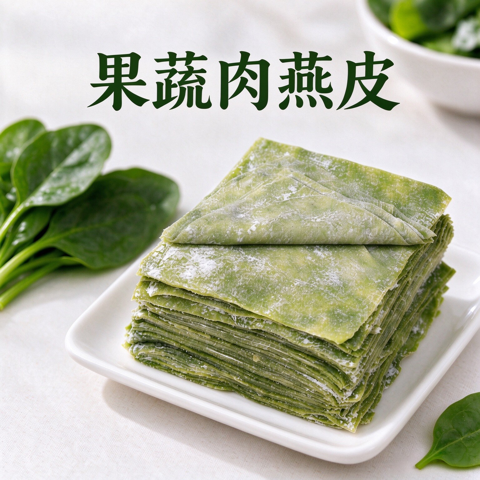 福建特产无麸质手打果蔬鲜燕皮