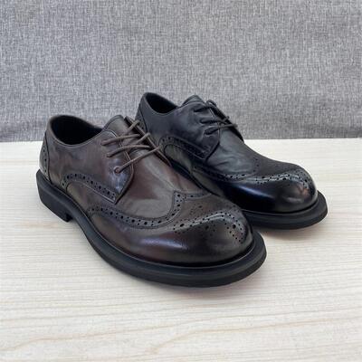 橡胶底英伦风大气男鞋工厂直销