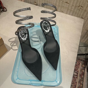 rc带钻高跟鞋 35码