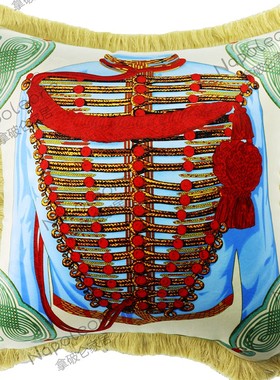 Napoleone拿破仑奢华欧式床头沙发靠背靠垫腰枕大号含芯靠枕定制