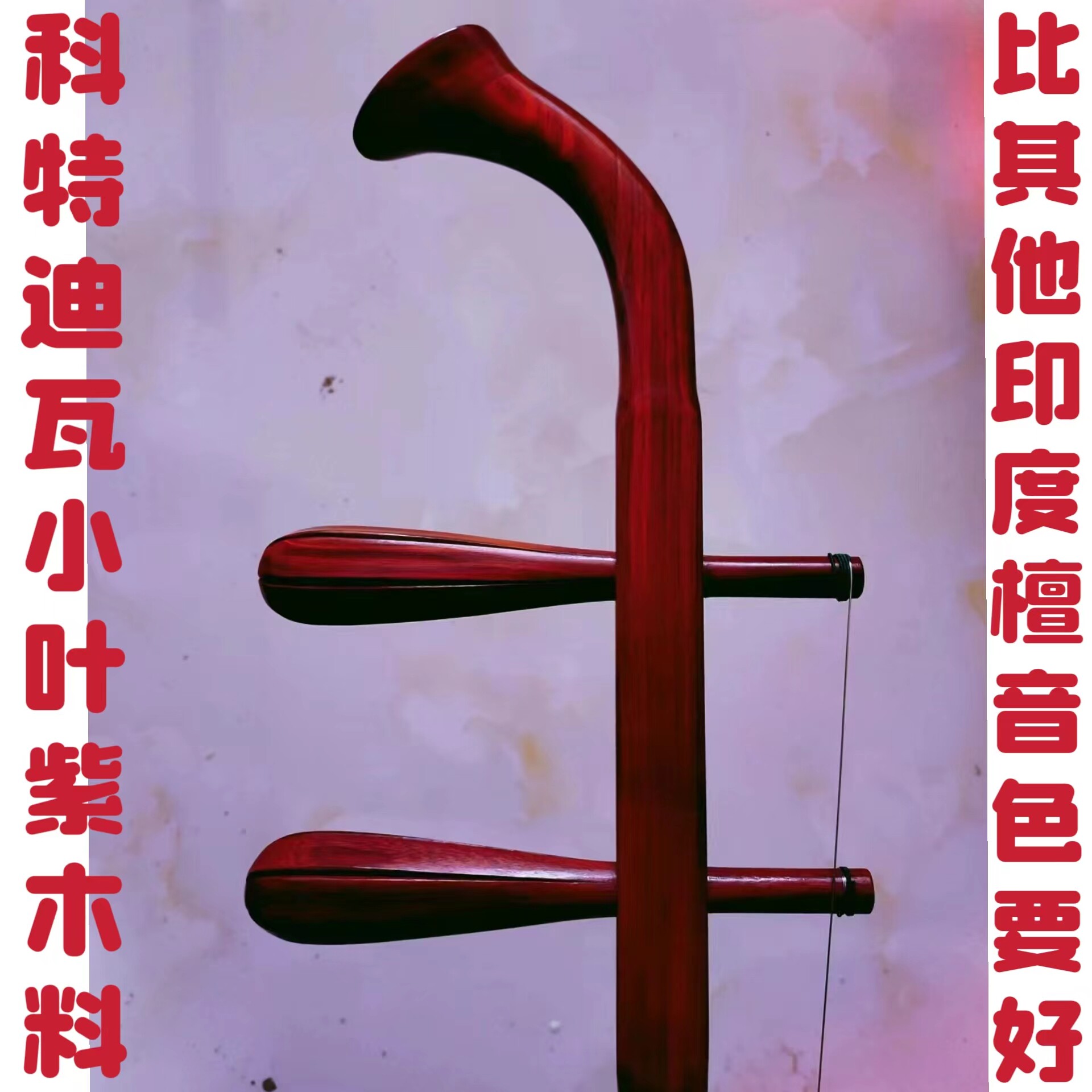 〔全国金奖获得〕王根兴厂胡锦东素心琴头小叶紫檀二胡考十级专用