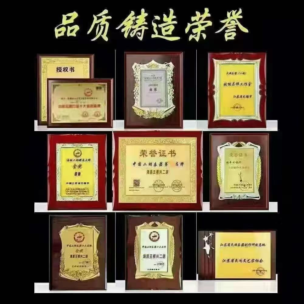 邓建栋鉴定王根兴厂给演奏家订做山莽皮印老料度金星小叶紫檀二胡