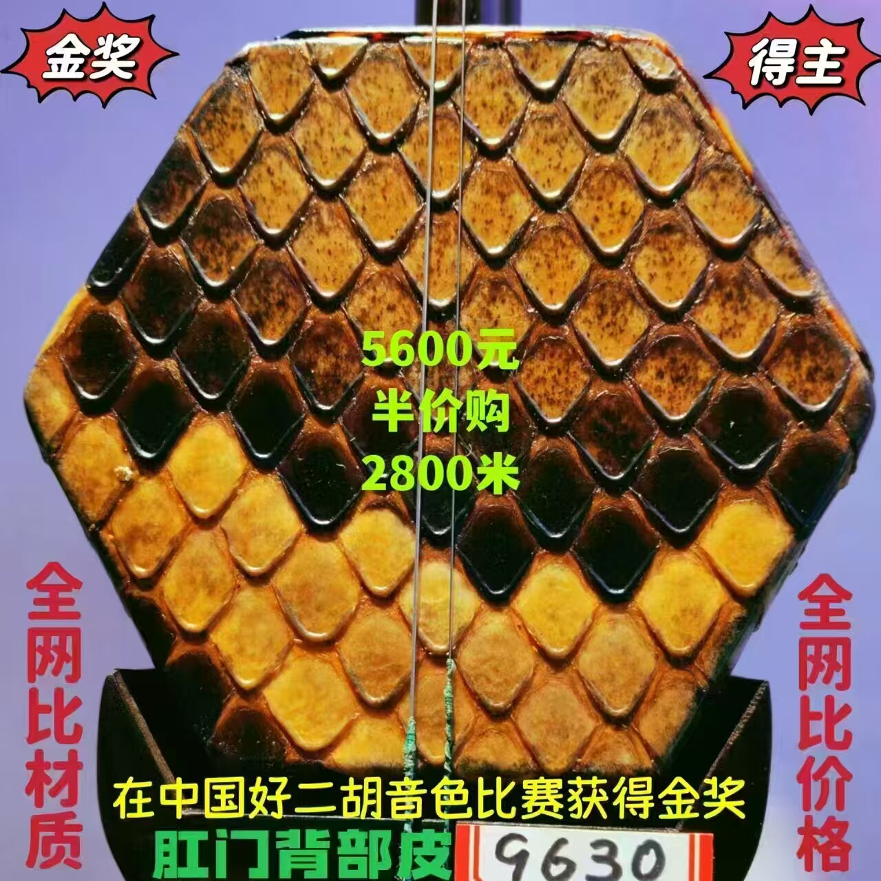全国金奖中国十大品牌排名首位王根兴厂家胡锦明清旧料老红木二胡