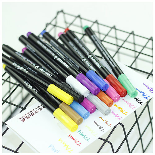 科灵FM20永久性布艺手工彩绘笔专用水洗不掉色涂鸦笔T恤记号水笔