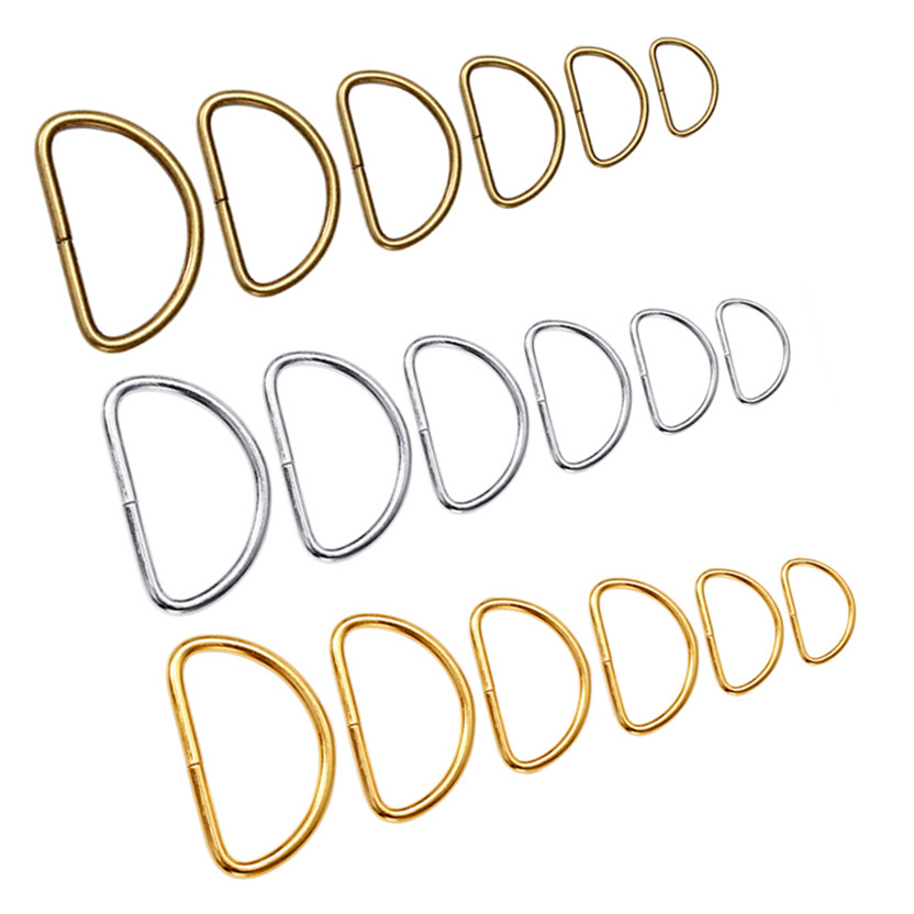 金属d型环 d字扣 d型圈 皮具箱包五金配件 金色d扣银色d扣古铜d扣