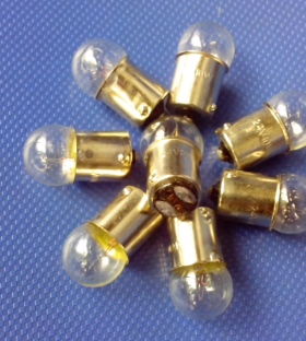 机床仪器三色灯指示灯泡6V12V24V30V36V48V5W8W10W插口单双触点