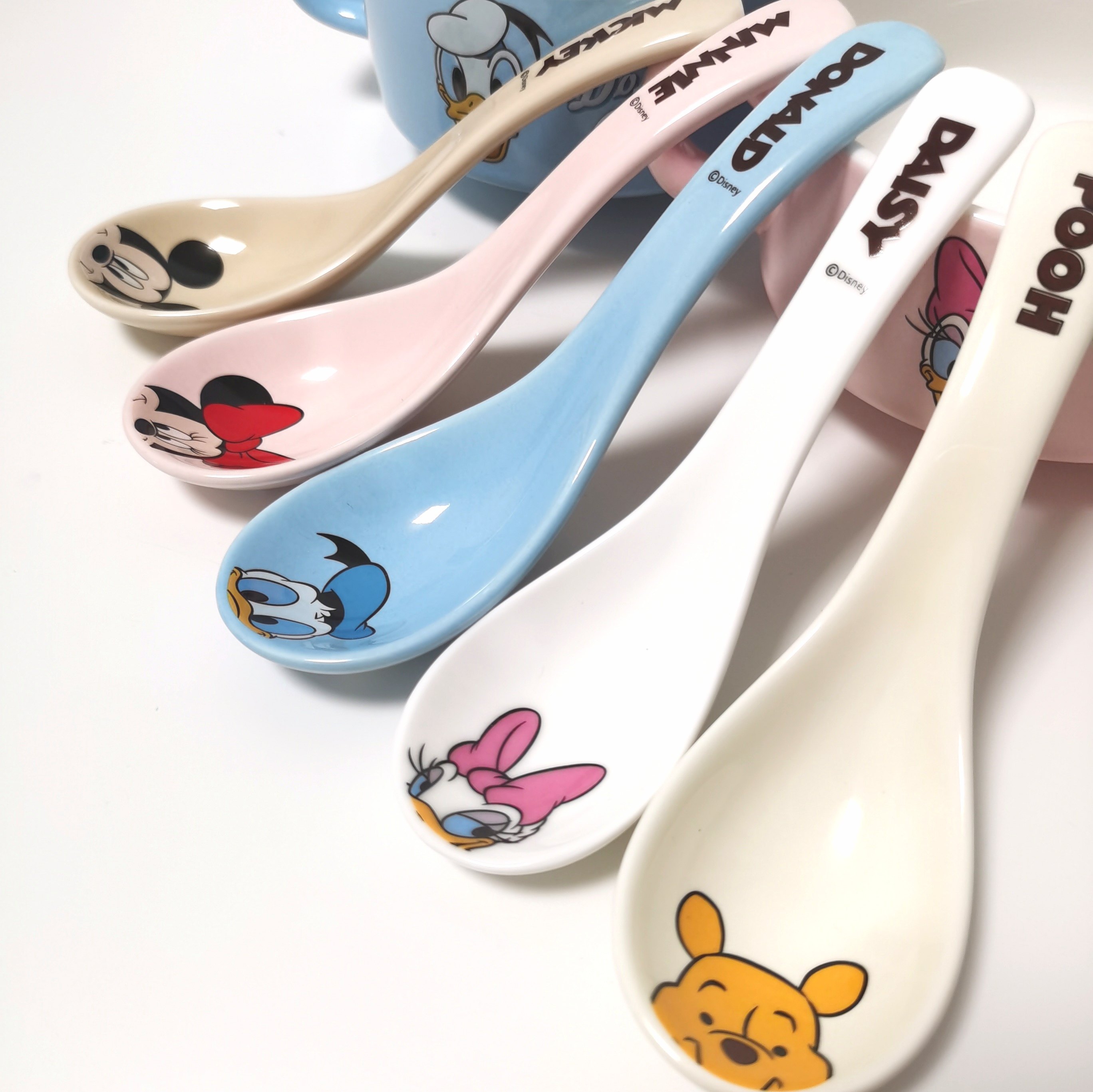 陶瓷勺 迪士尼正版授权餐具卡通维尼米奇米妮勺子儿童喝汤吃饭勺,婴童用品,儿童餐具,淘宝优惠券,粉丝福利购,淘宝优惠卷