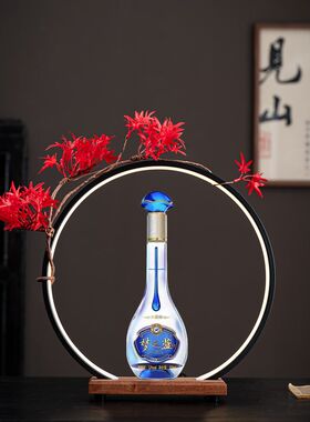 品鉴会酒水展示架灯圈佛像底座