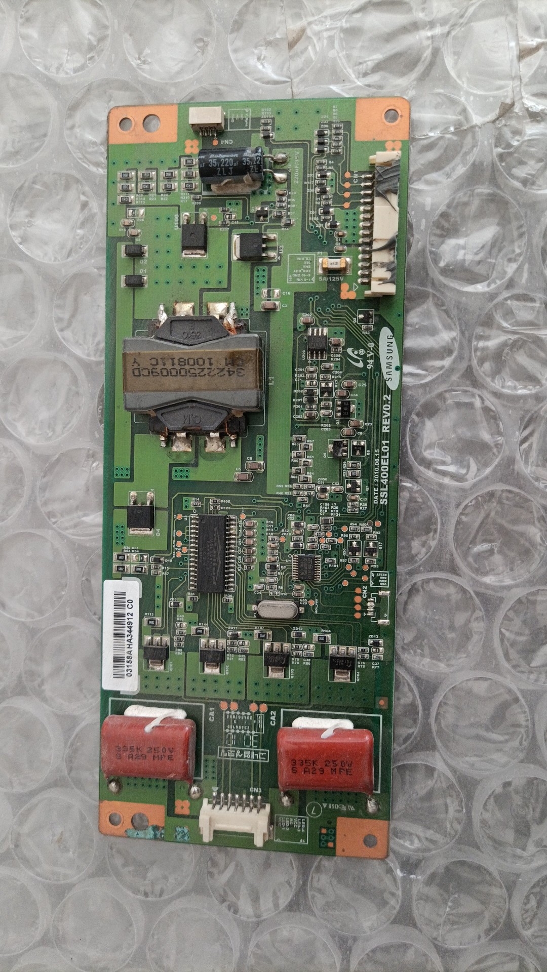 长虹ITV40830DEX LE40T320高压恒流背光升压板SSL400EL01 REV0.2