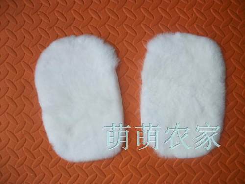 真皮獭兔关节防寒贴片保暖护膝