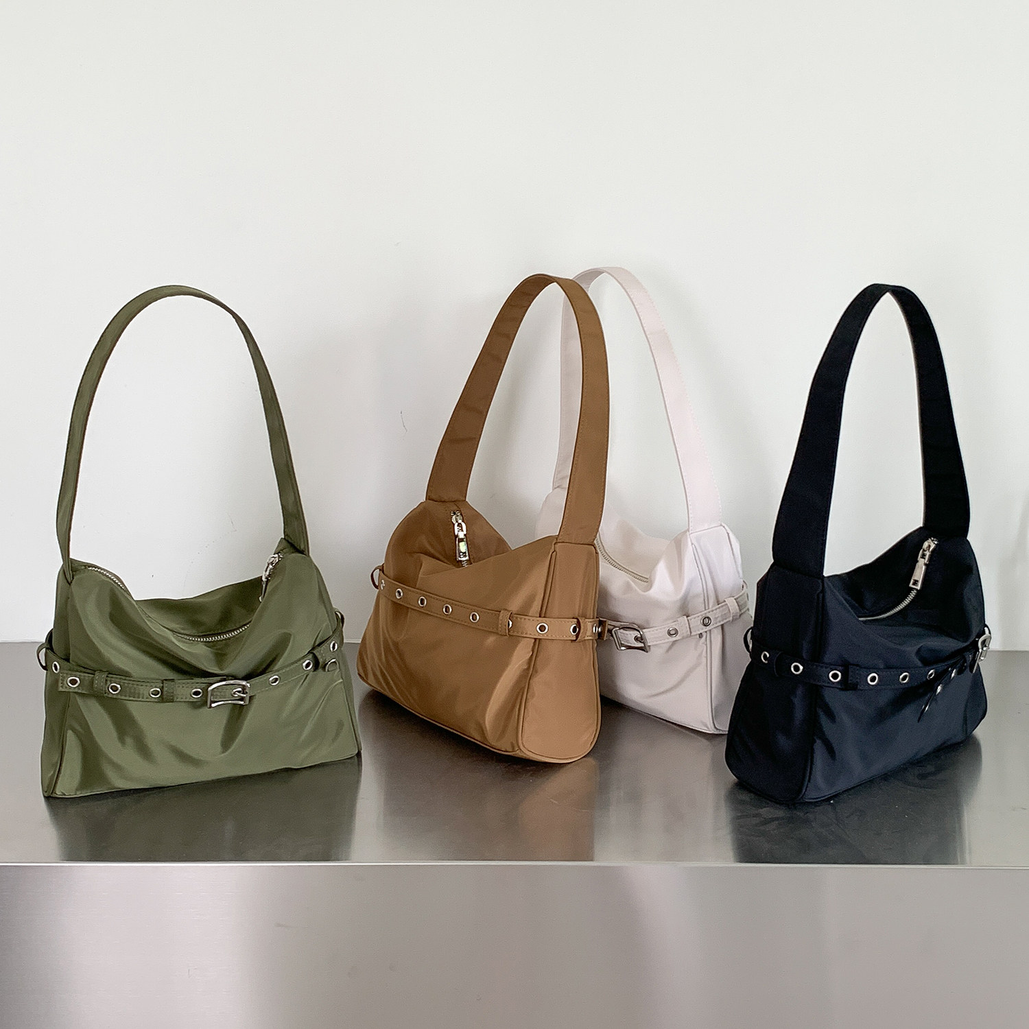 EMORRIN韩版小众设计轻便尼龙布腋下包高级感百搭通勤手提单肩包,箱包皮具/热销女包/男包,单肩包,淘宝优惠券,粉丝福利购,淘宝优惠卷