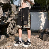 刺绣短裤男风中裤夏季五分裤潮流A266-1-KZ608-P28特批，男装牛仔裤，电商A266-1