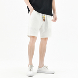棉麻风短裤男抽绳纯色棉麻男装复古休闲裤夏季A266-1-K88-P35，男装牛仔裤，电商A266-1