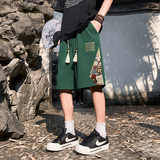 个性五分裤男刺绣风短裤夏季中裤A266-1-KZ508-P28特批，男装牛仔裤，电商A266-1