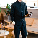 盘扣刺绣宽松外套2025新款春季风夹克立领A266-1-JK1906-P90，男装夹克，电商A266-1