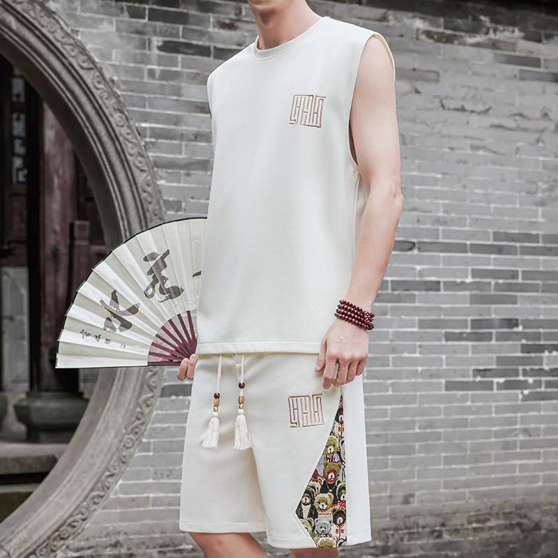 刺绣休闲运动套装男风一套A266-1-TZ1158-P46特批控78图片