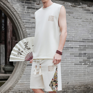 刺绣休闲运动套装男风一套A266-1-TZ1158-P46特批控78图片
