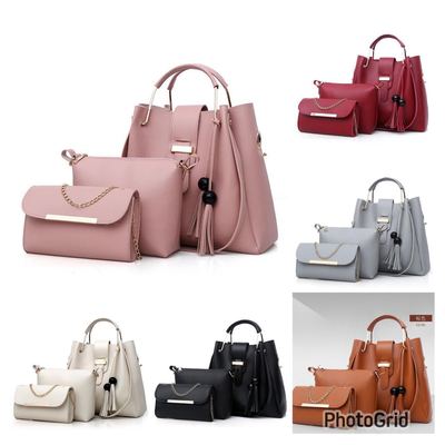 Women Handbags 2024 Messenger Bags Ladies Shoulder Bag 3 set