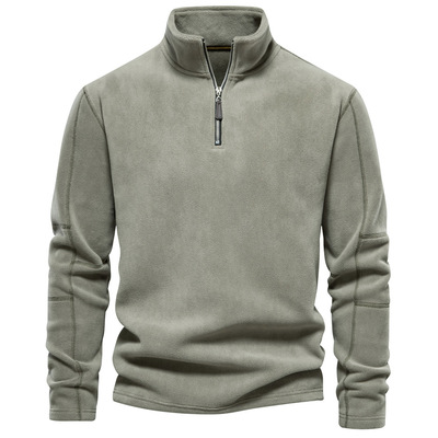 Men Pullover Male Sweater Hooded Clothes男装秋冬立领长袖卫衣
