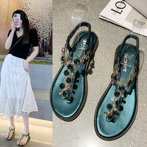 Summer flat sandals shoes for women sand girls Casual New 鞋