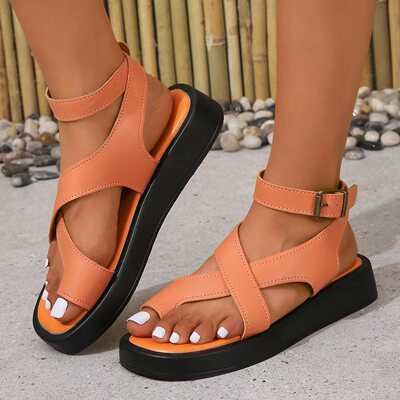 Flip Flops Platform Muffins Sandals 2023 New Summer Low Blac