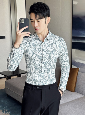 衬衫MenS ForMaL ShirtS Men Long SLeeve SLiM Fit CaSuaL Shirt