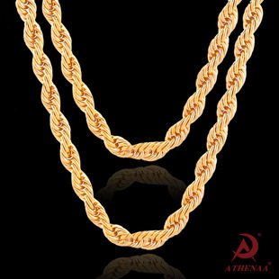 men gold plated chain hiphop fashion necklace night-club hot