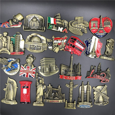 fridge magnet tourist all over the world Europe Asia冰箱贴
