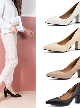 women high heel shoes single shoes big size 42时装高跟单鞋女