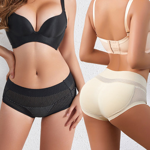 Plus Size Waist Trainer Shapewear Padded Panties Body Shaper