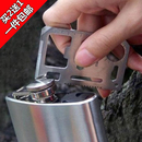 不锈钢起子 加厚户外野营万能救生卡 正品 大号多功能瑞士****卡