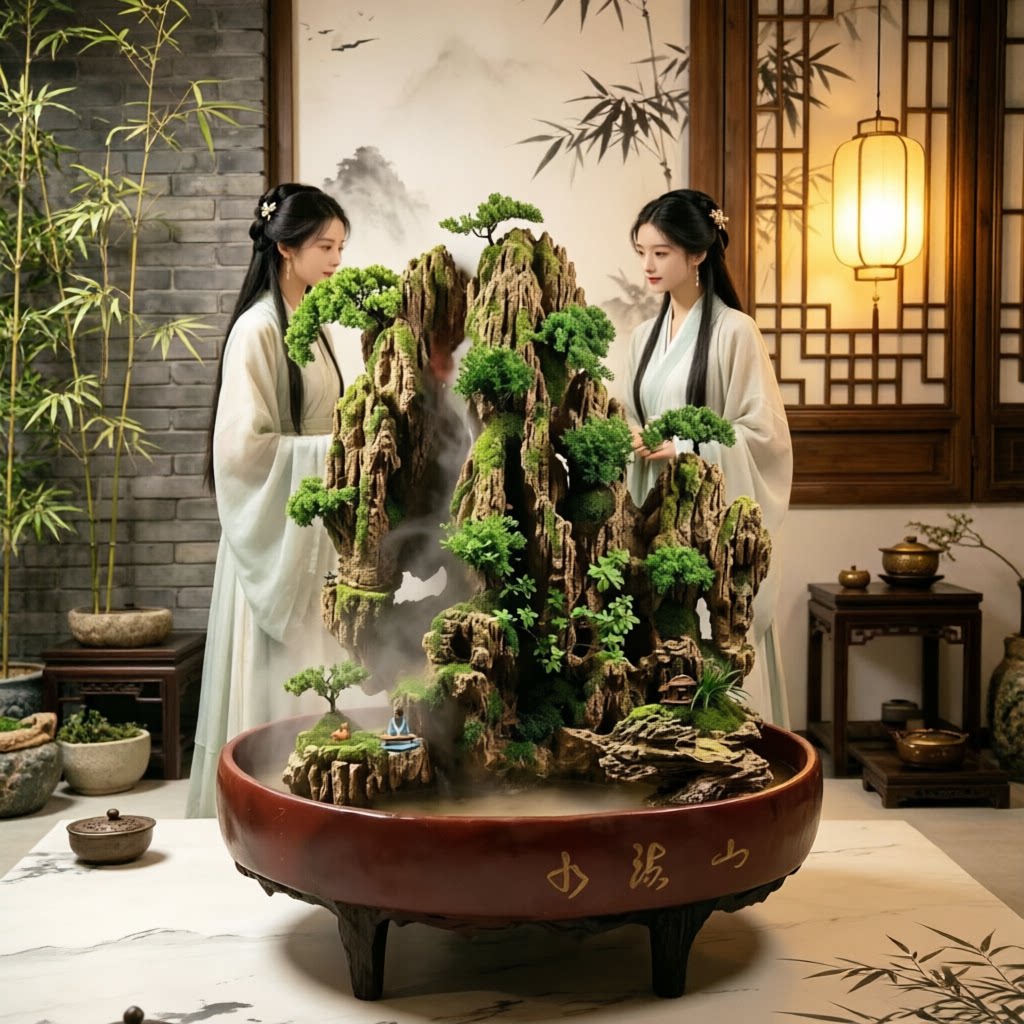 特惠精品大型假山原石上水石喷泉流水盆景石庭院鱼缸造景原石订做