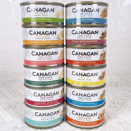 英版CANAGAN原之选猫零食罐头