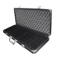 Texas Hold 'em Poker chip box high-end set 200 pieces, 300 pieces, 500 pieces portable aluminum box card room storage box 100 thumbnail 7