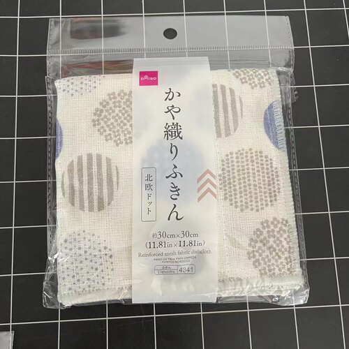 包邮日本大创可爱卡通米妮米奇维尼清洁棉质洗碗抹布百洁布刷碗布