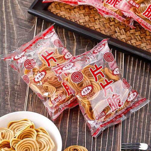 猫耳朵潮汕特产片片脆香酥脆膨胀油炸怀旧零食片片香休闲小吃批发