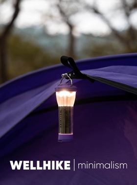WELLHIKE户外GZ灯紫色goalzero超长续航led露营徒步帐篷氛围手电